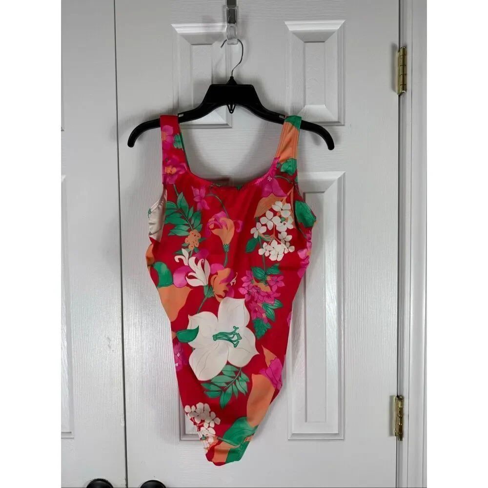 Lands End Womens One Piece Swim Suit Size 16W